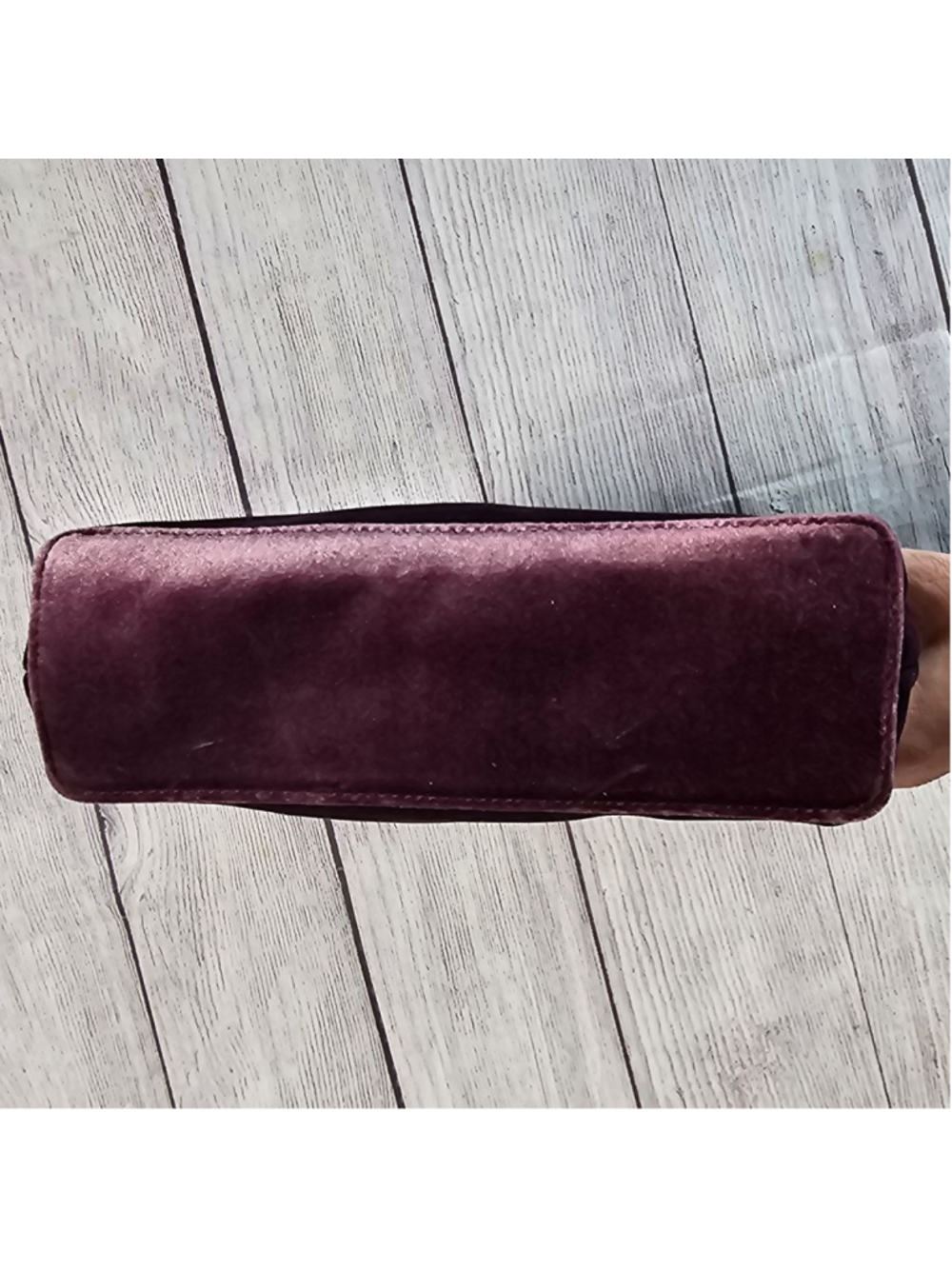 NWOT Kate Spade purple velvety accessory bag or makeup bag - Picture 3 of 9